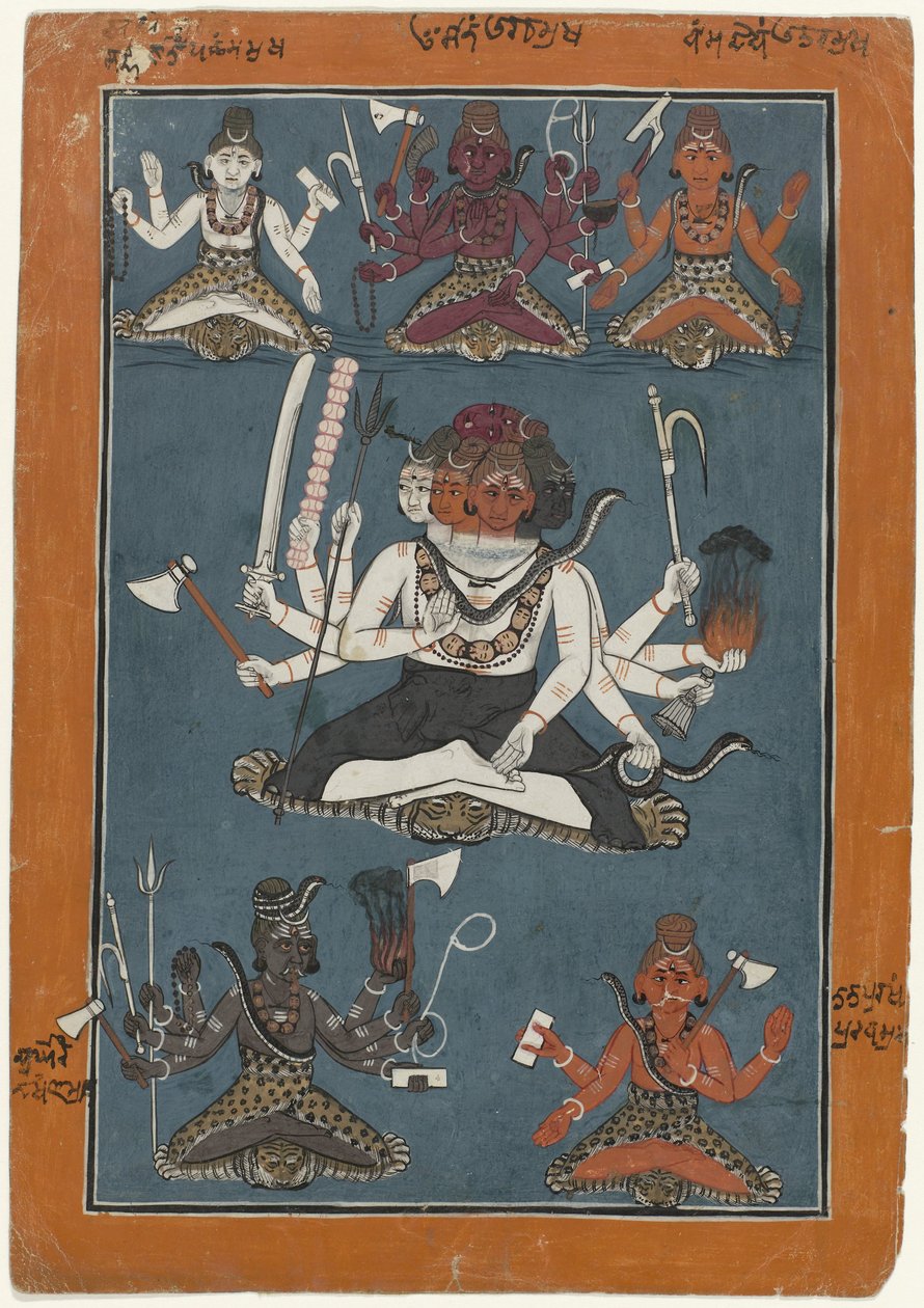 Shiva Pancha-vaktra od Anonymous