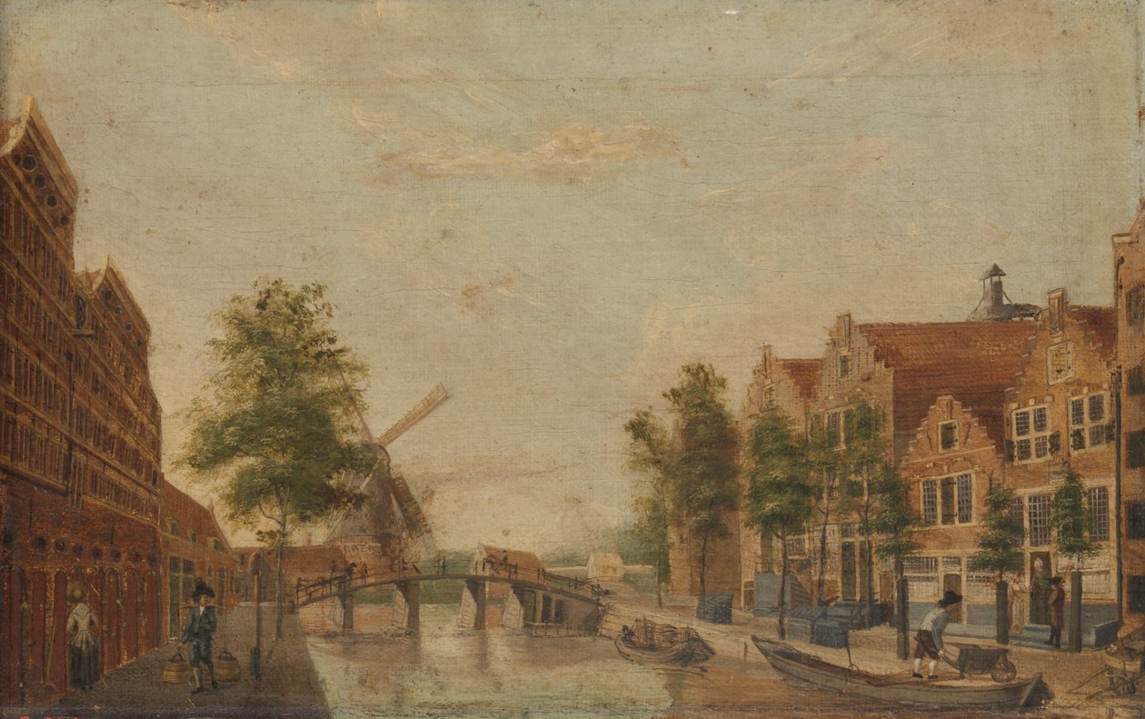 Brouwersgracht v Amsterdamu od Anonymous