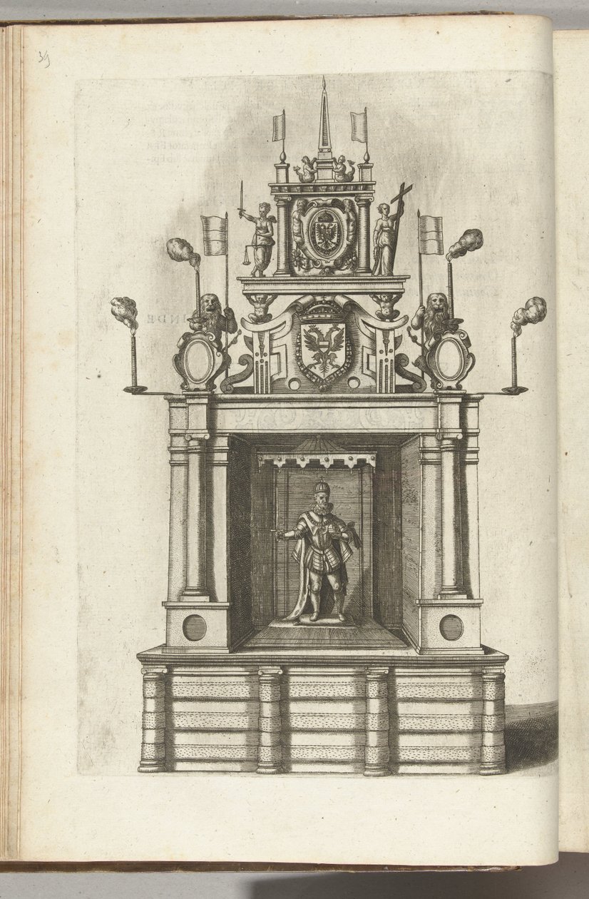 Scéna s císařem Ferdinandem I., 1594 od Anonymous