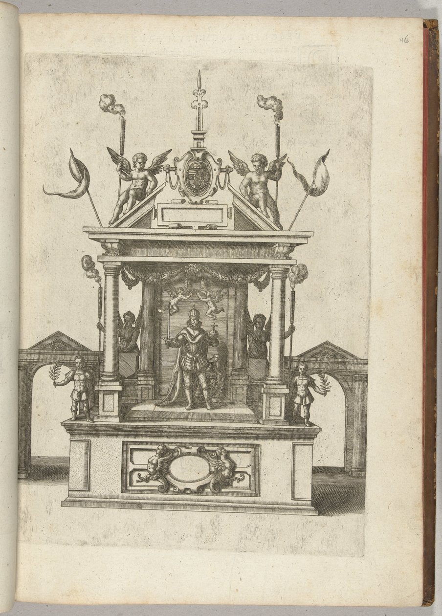 Scéna s císařem Rudolfem II., 1594 od Anonymous