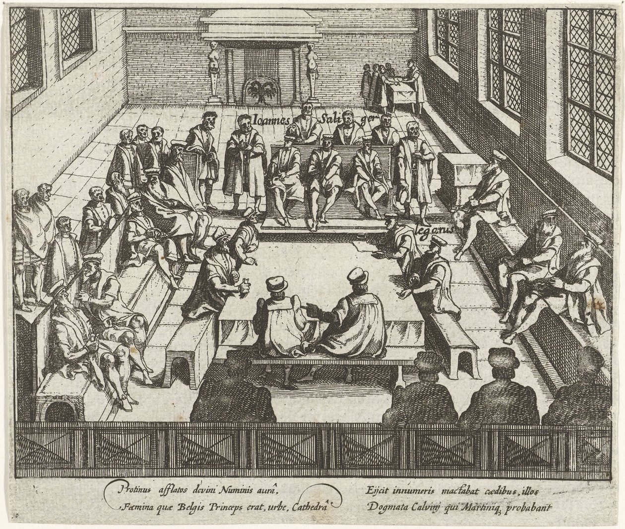 Zákaz protestantského kázání v Antverpách, 1577 od Anonymous