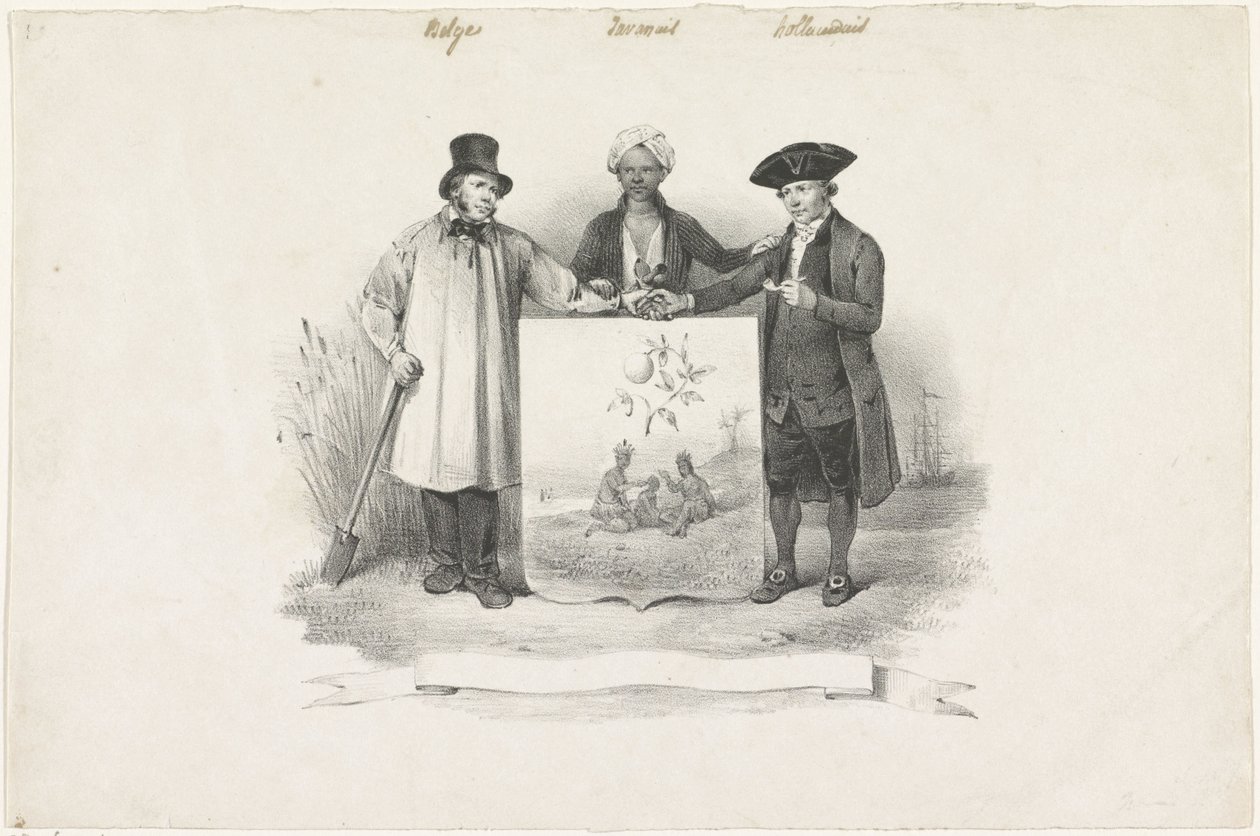 Erb s Belgičanem, Jáváncem a Holanďanem, 1826 od Anonymous