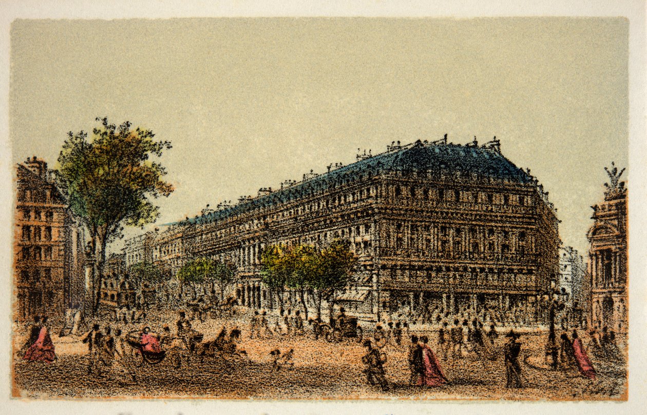 Paříž 1874: Boulevard des Capucines, soukromá sbírka od Anonymous Anonymous