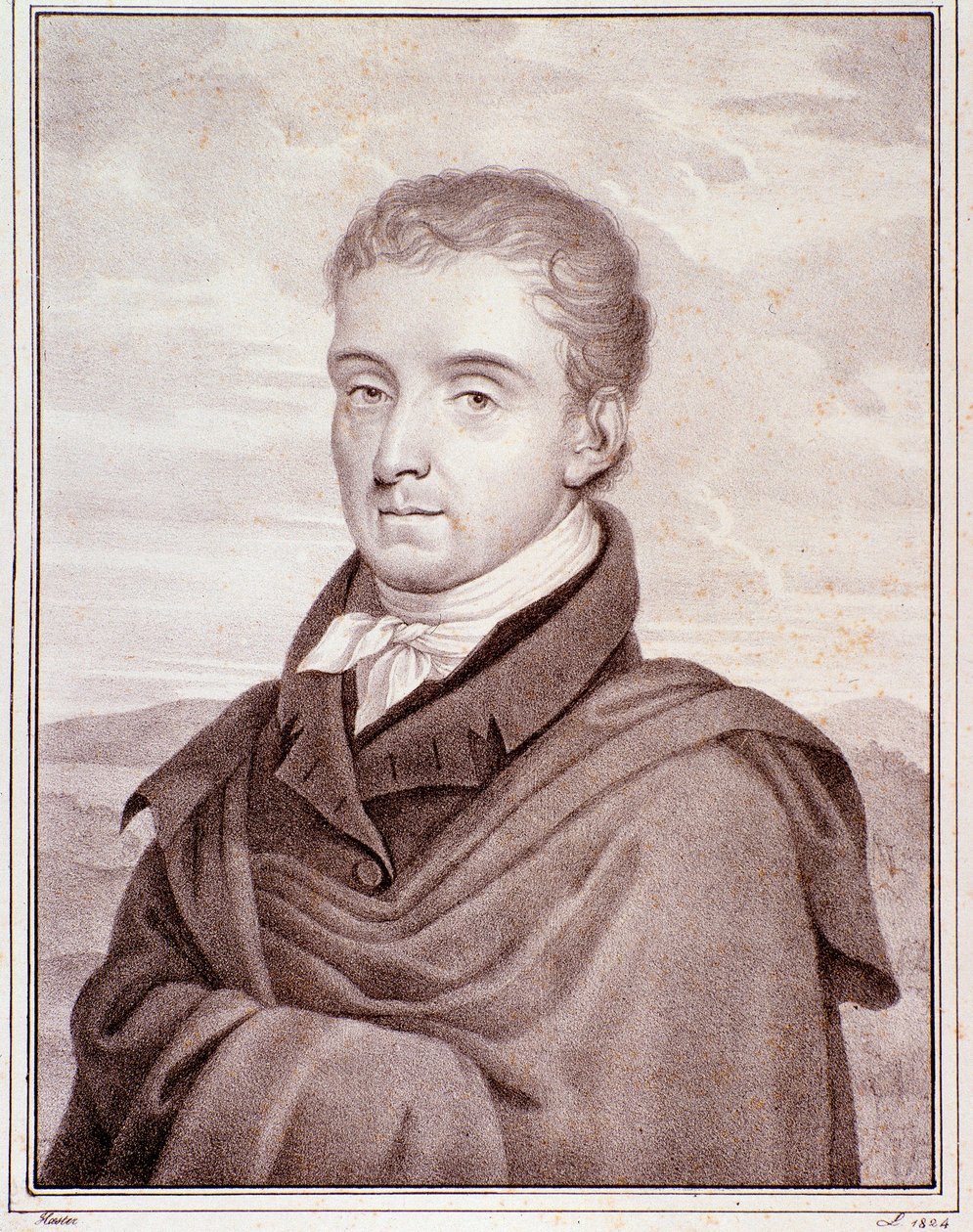 Portrét Johanna Baptista Cramera (rytina) od Anonymous Anonymous