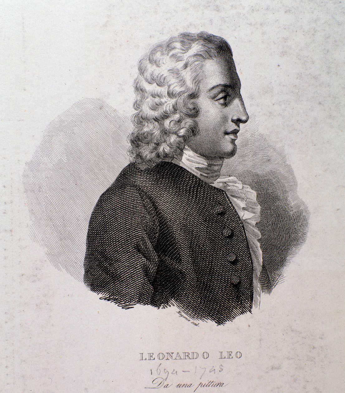 Portrét Lea Leonarda (rytina) od Anonymous Anonymous