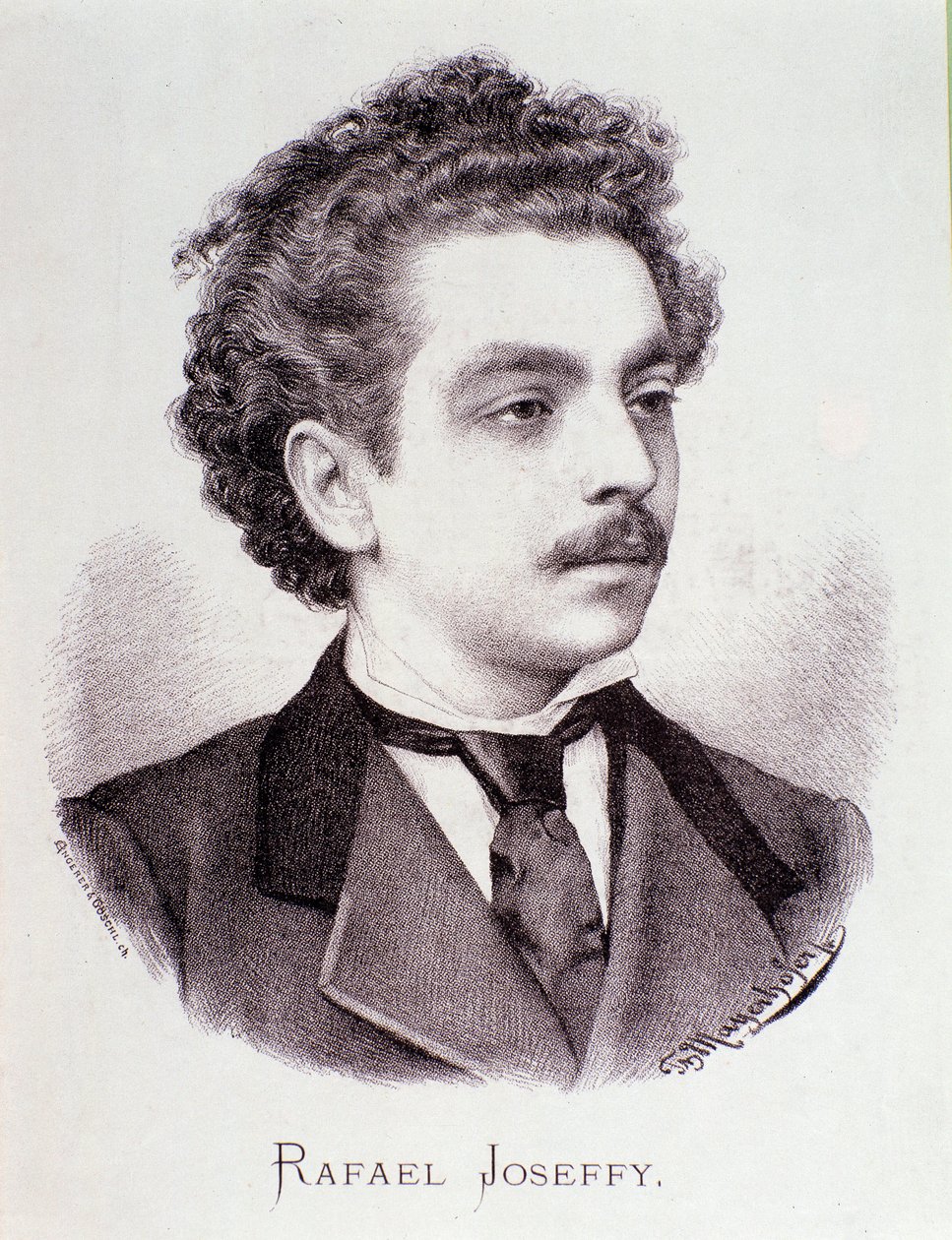 Portrét Rafaela Joseffyho (rytina) od Anonymous Anonymous