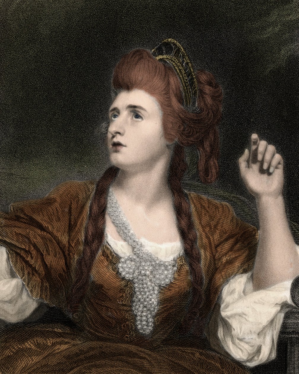 Portrét Sarah Siddons od Anonymous Anonymous