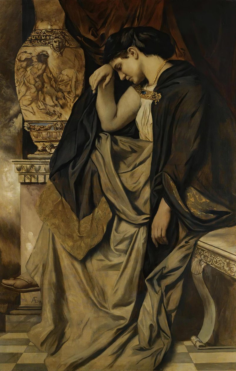 Německy: Medea an der Urne od Anselm Feuerbach
