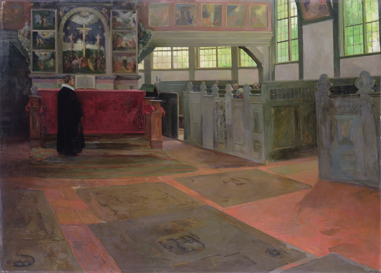 Interiér kostela, 1641 od Anthonie Delorme