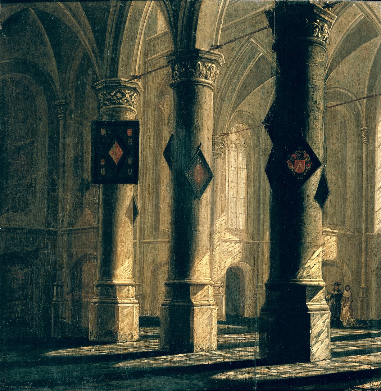 Interiér kostela od Anthonie Delorme