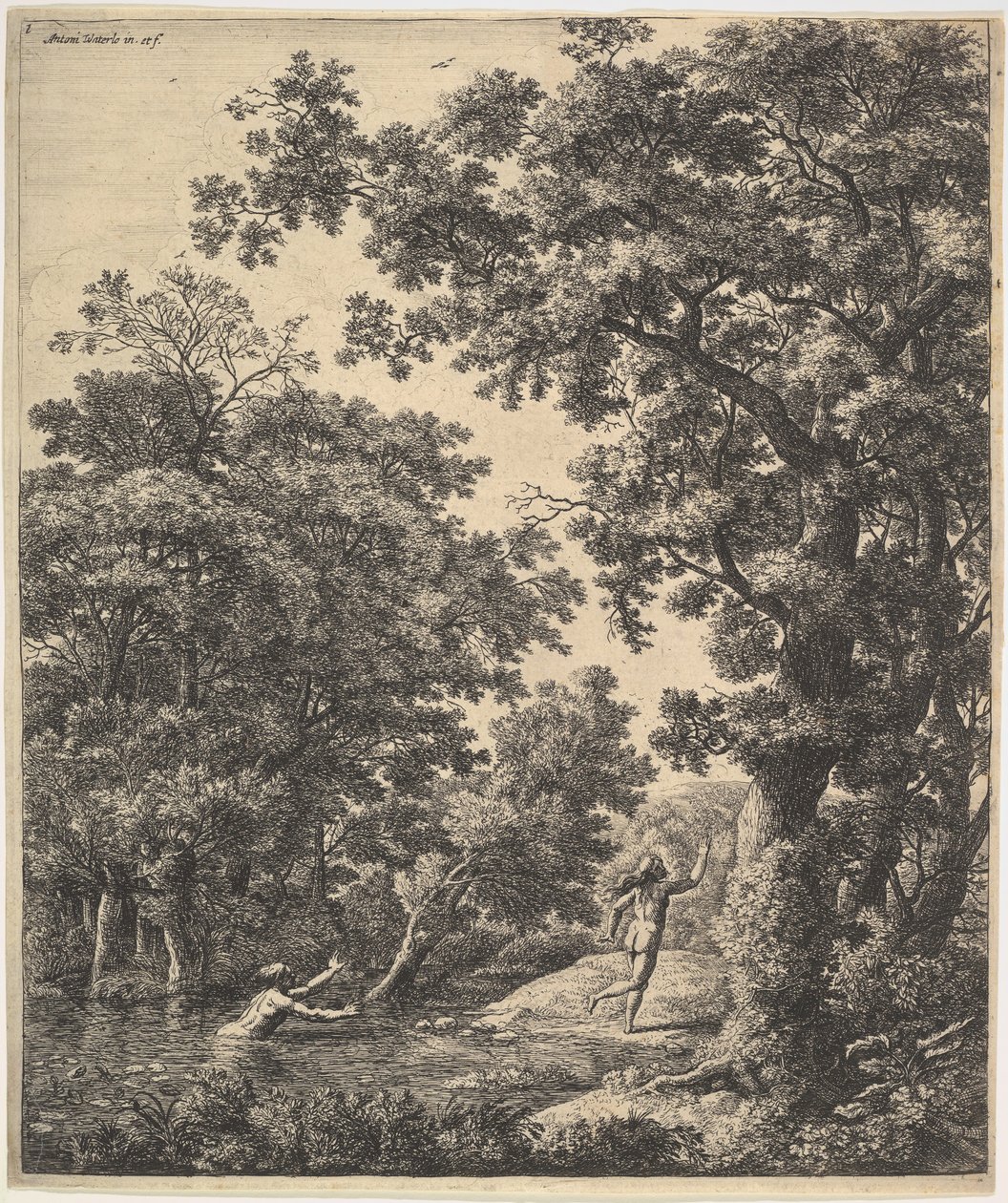 Alfeus a Arethusa. od Anthonie Waterloo