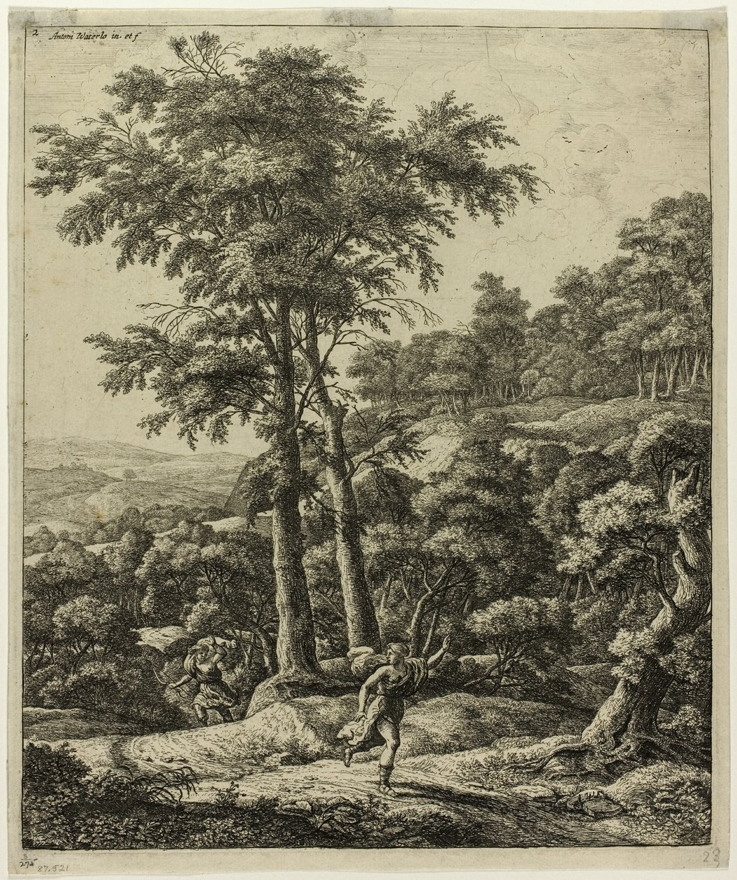 Apollo a Dafné od Anthonie Waterloo