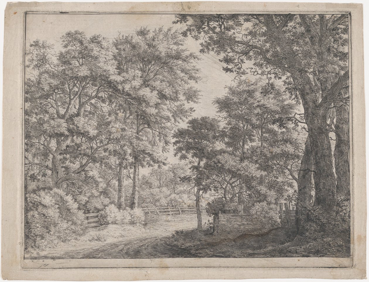 The Trimmed Groves, 17. století. od Anthonie Waterloo
