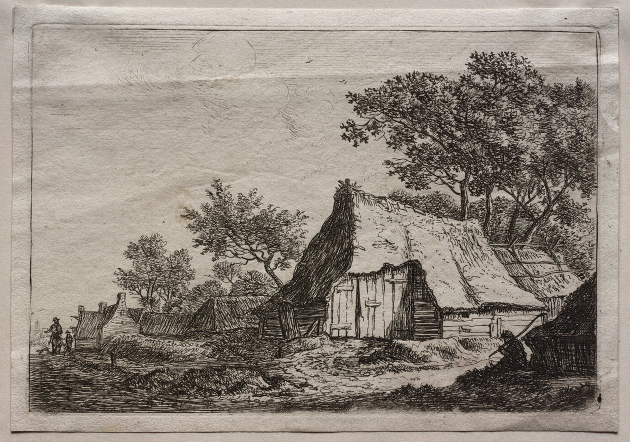 Dvanáct krajin: Talíř I, Malá vesnička od Anthonie Waterloo