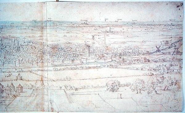 Utrecht od Anthonis van den Wyngaerde