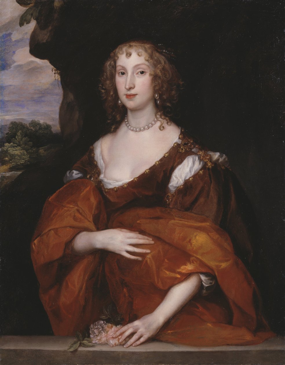 Portrét Mary Hill, Lady Killigrew od Anthony van Dyck
