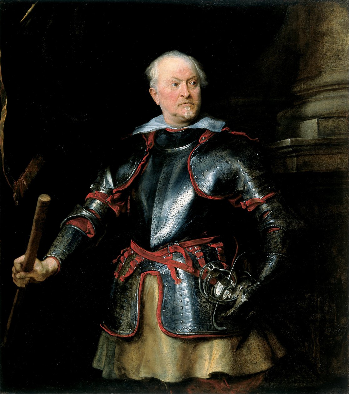 Portrét muže v brnění od Anthony van Dyck