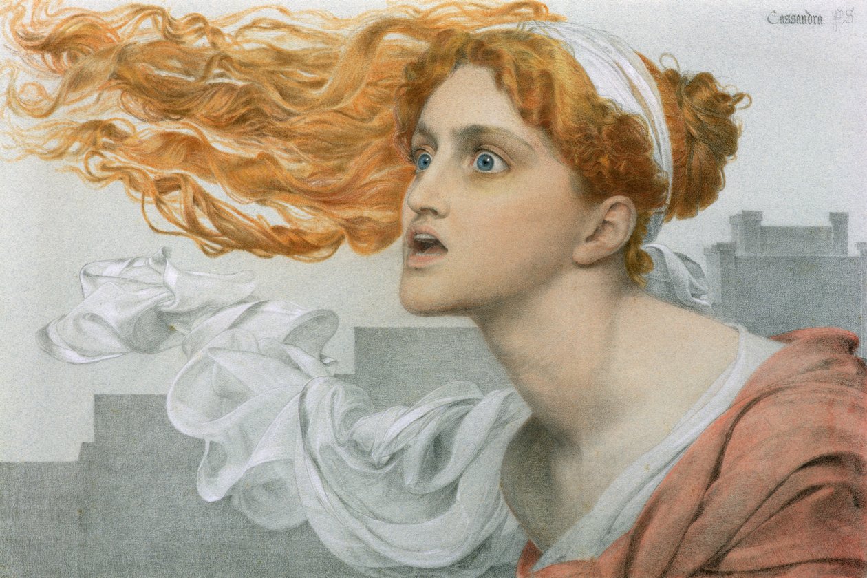 Cassandra od Anthony Frederick Augustus Sandys