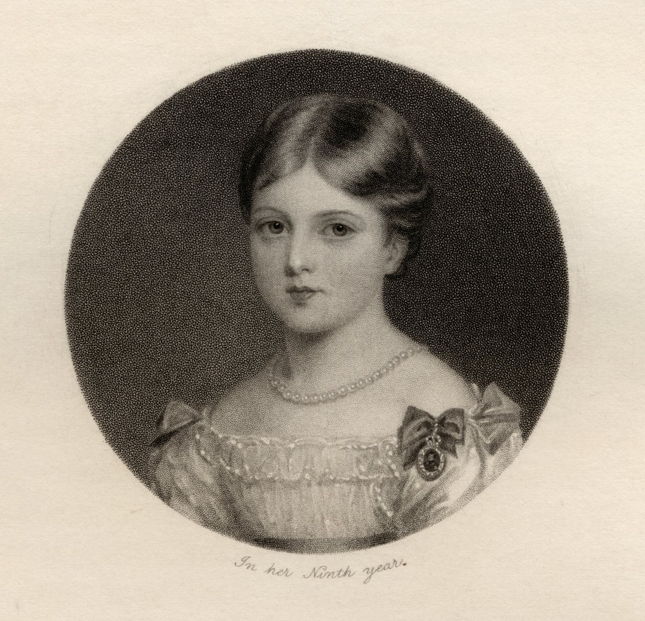 Princezna Alexandrina Victoria Saxe-Coburg, vyryla Thomas Woolnoth (1785-1857), z 