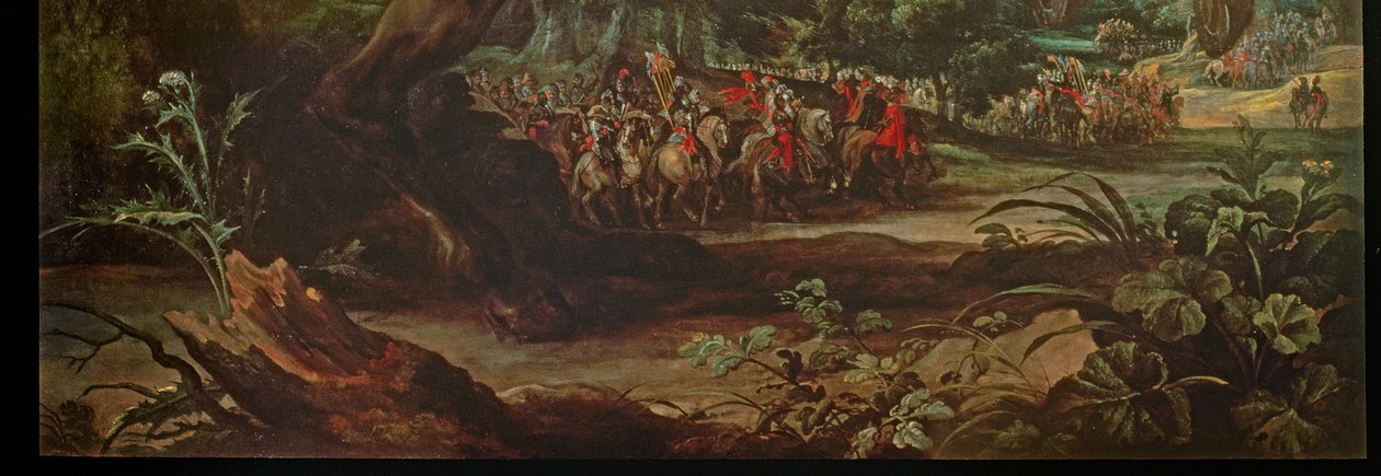 Detail portrétu vévody dArenberga, kolem roku 1641 olej na plátně od Anthony van Dyck