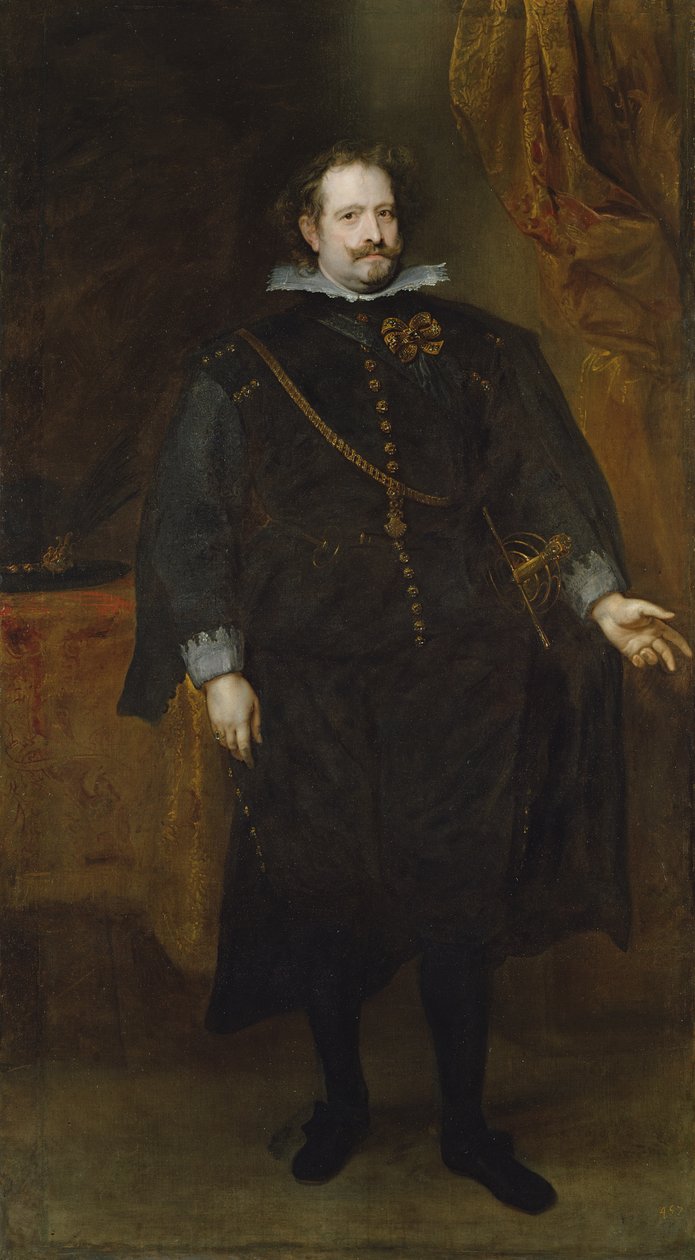 Diego Felipe de Guzman, markýz z Leganes, kolem roku 1634 od Anthony van Dyck