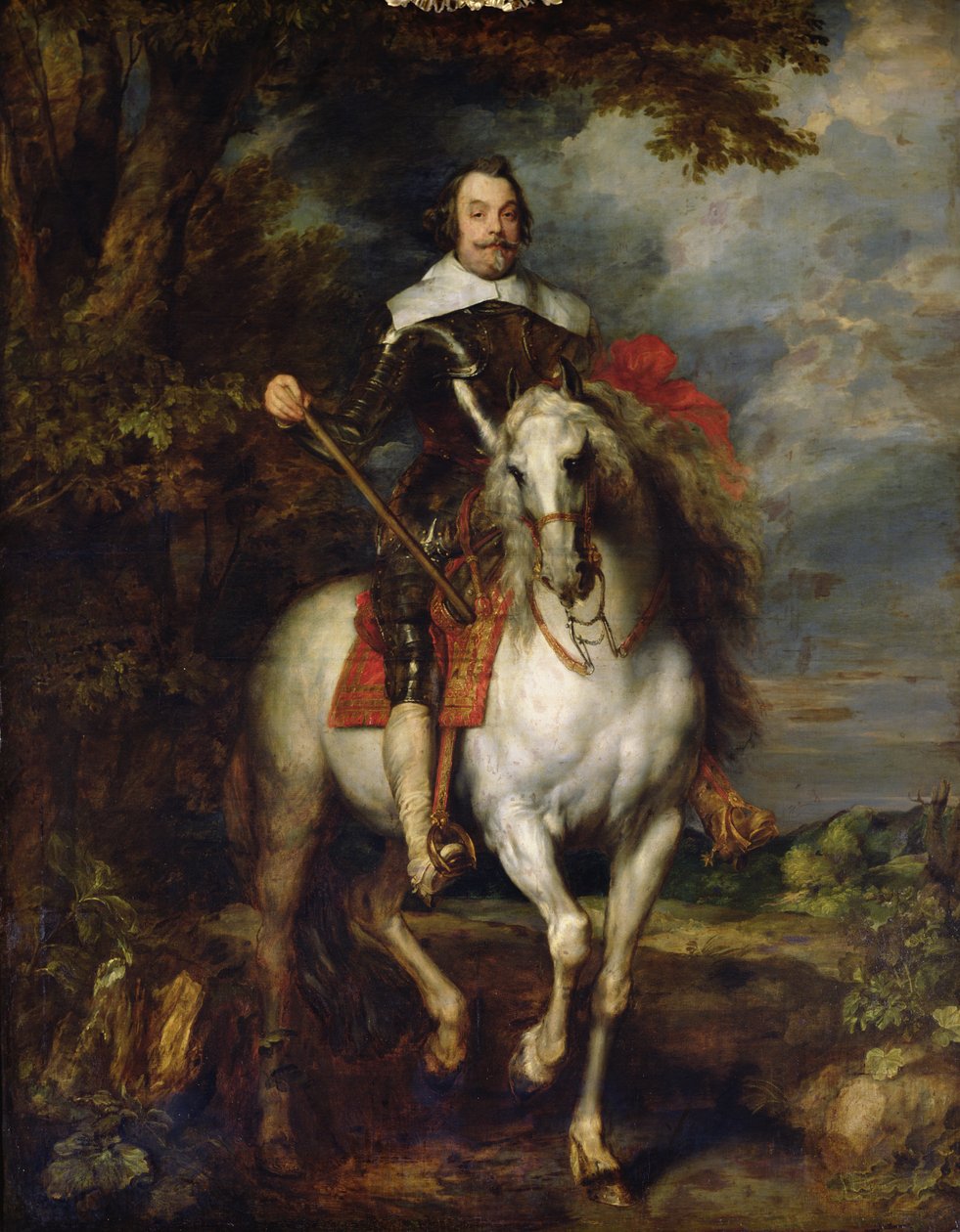 Jezdecký portrét dona Francisca de Moncada (1586-1635) od Anthony van Dyck