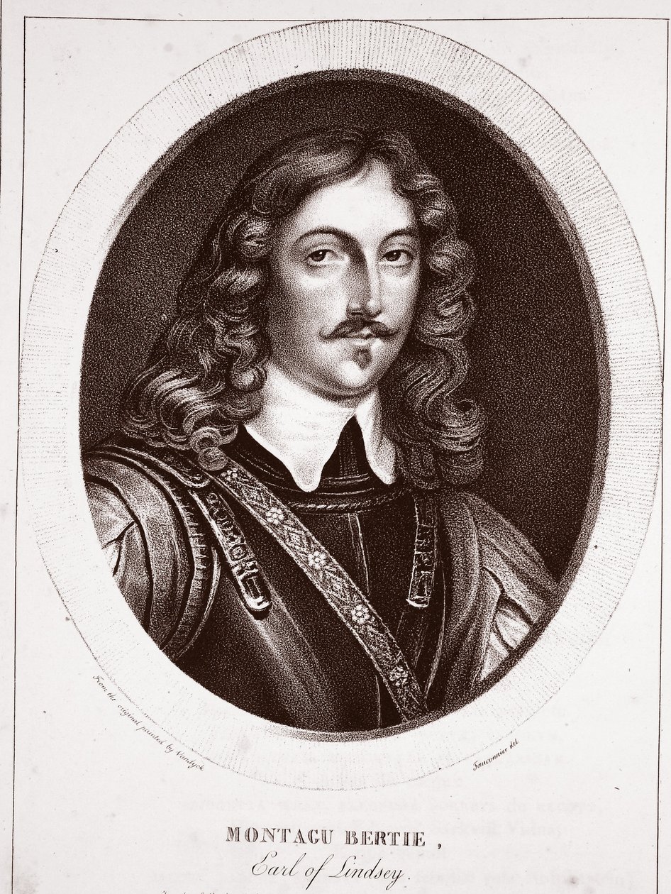 Montagu Bertie, hrabě z Lindsey, připisován Fauconnierovi, vyryl de Langlume od Anthony van Dyck