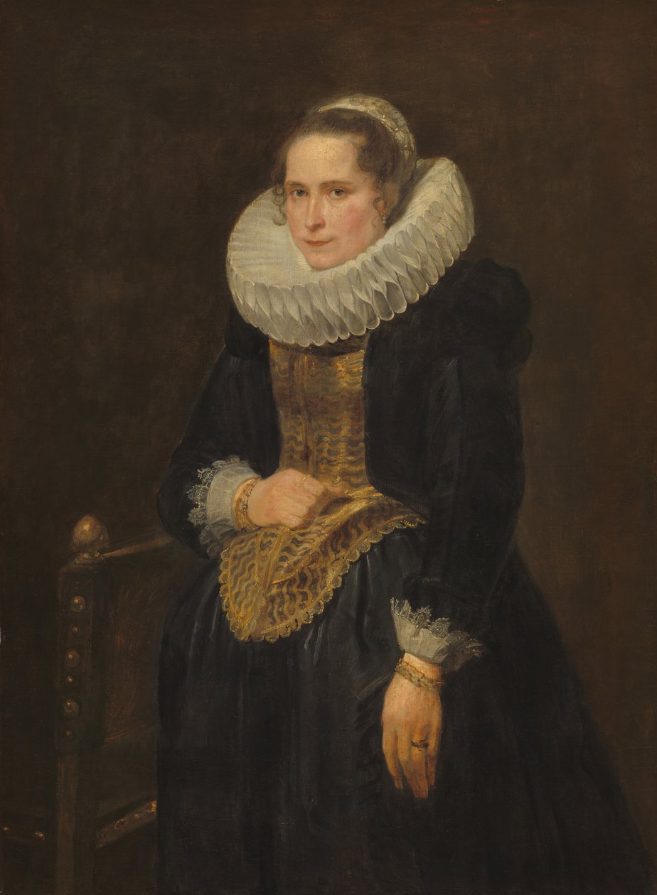 Portrét vlámské dámy od Anthony van Dyck