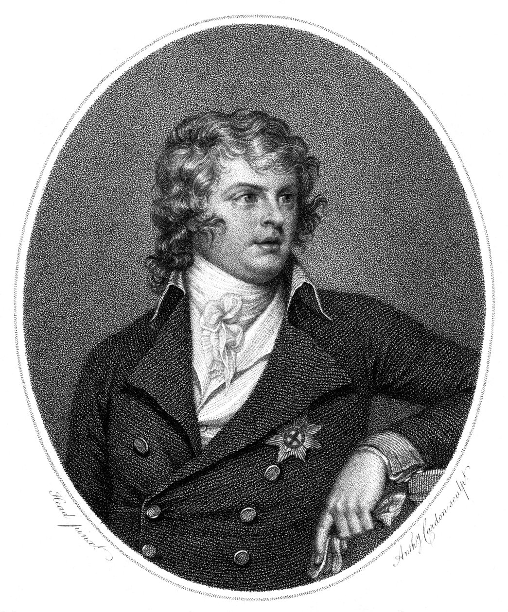 Princ Augustus Frederick, 1801 od Anthony Cardon