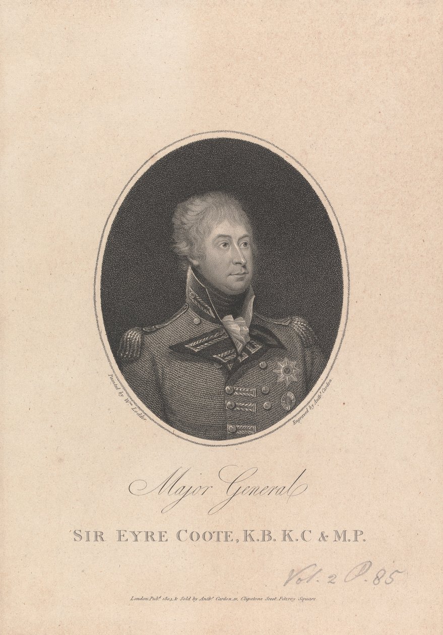 Sir Eyre Coote od Anthony Cardon