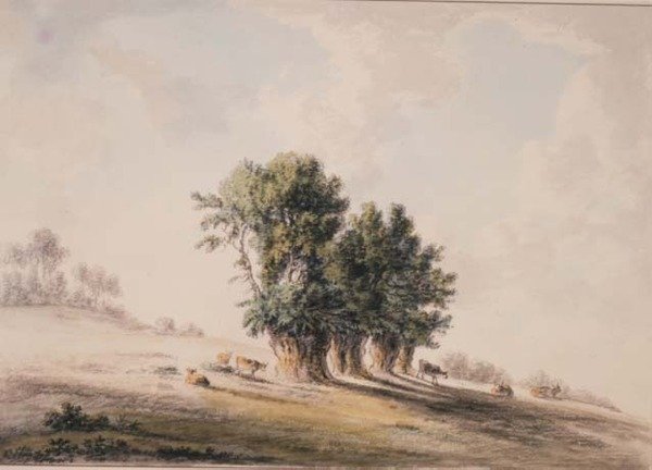 Krajina (akvarel) od Anthony Devis