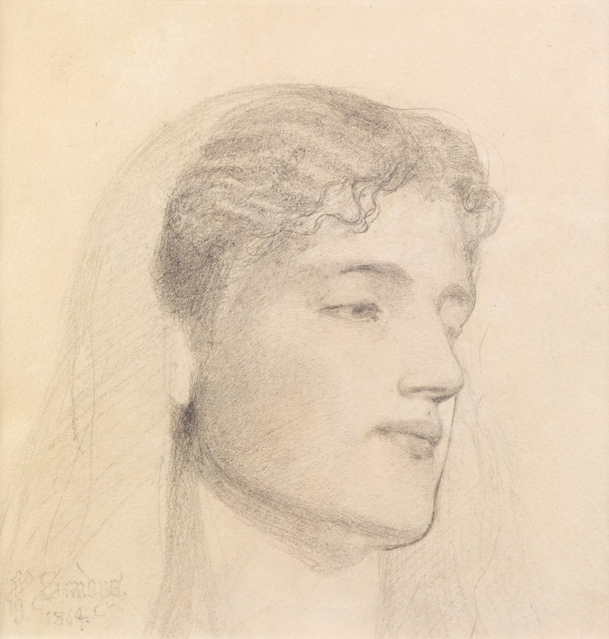 Augusta Jonesová od Anthony Frederick Augustus Sandys
