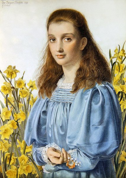 Olive Margaret Slaughter od Anthony Frederick Augustus Sandys