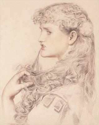 Proud Maisie (kresba) od Anthony Frederick Augustus Sandys