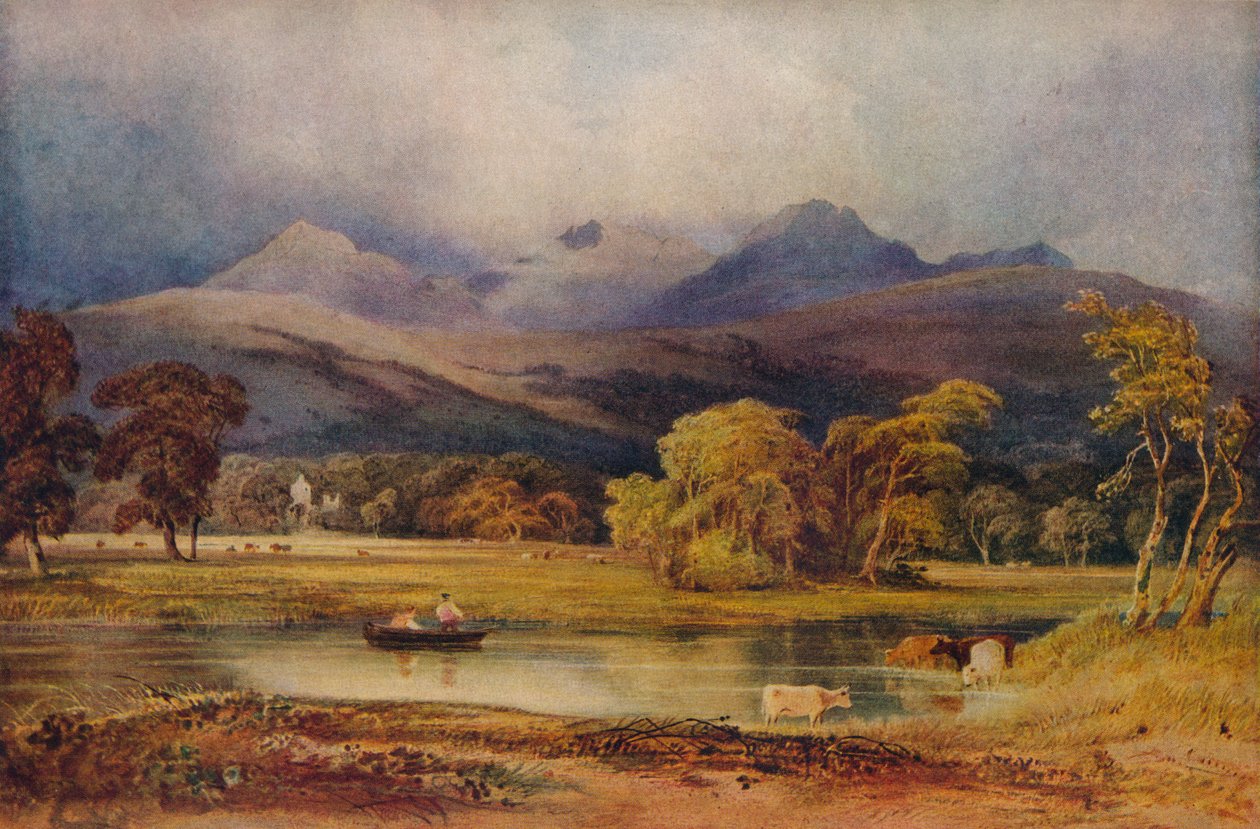 Glen Finlass, c1846 od Anthony Vandyke Copley Fielding