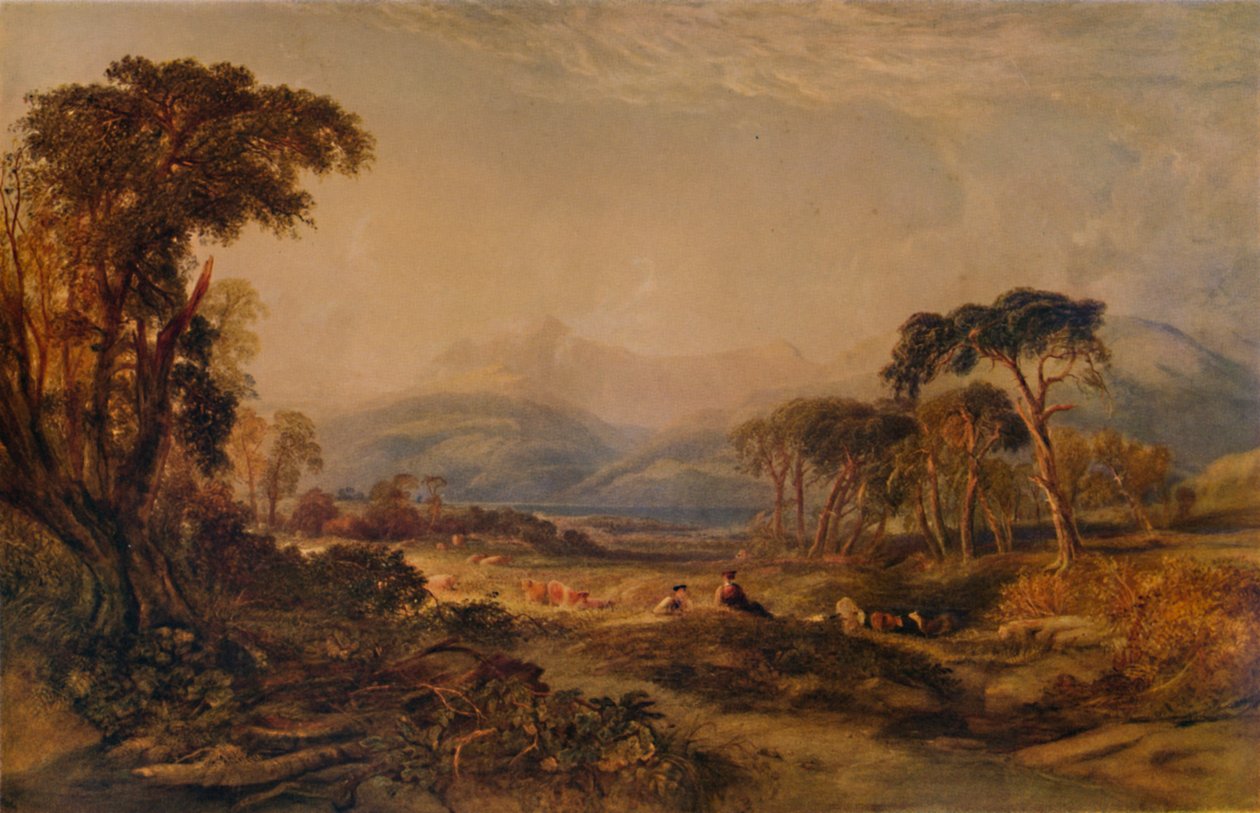 Loch Awe, 1850, 1935 od Anthony Vandyke Copley Fielding