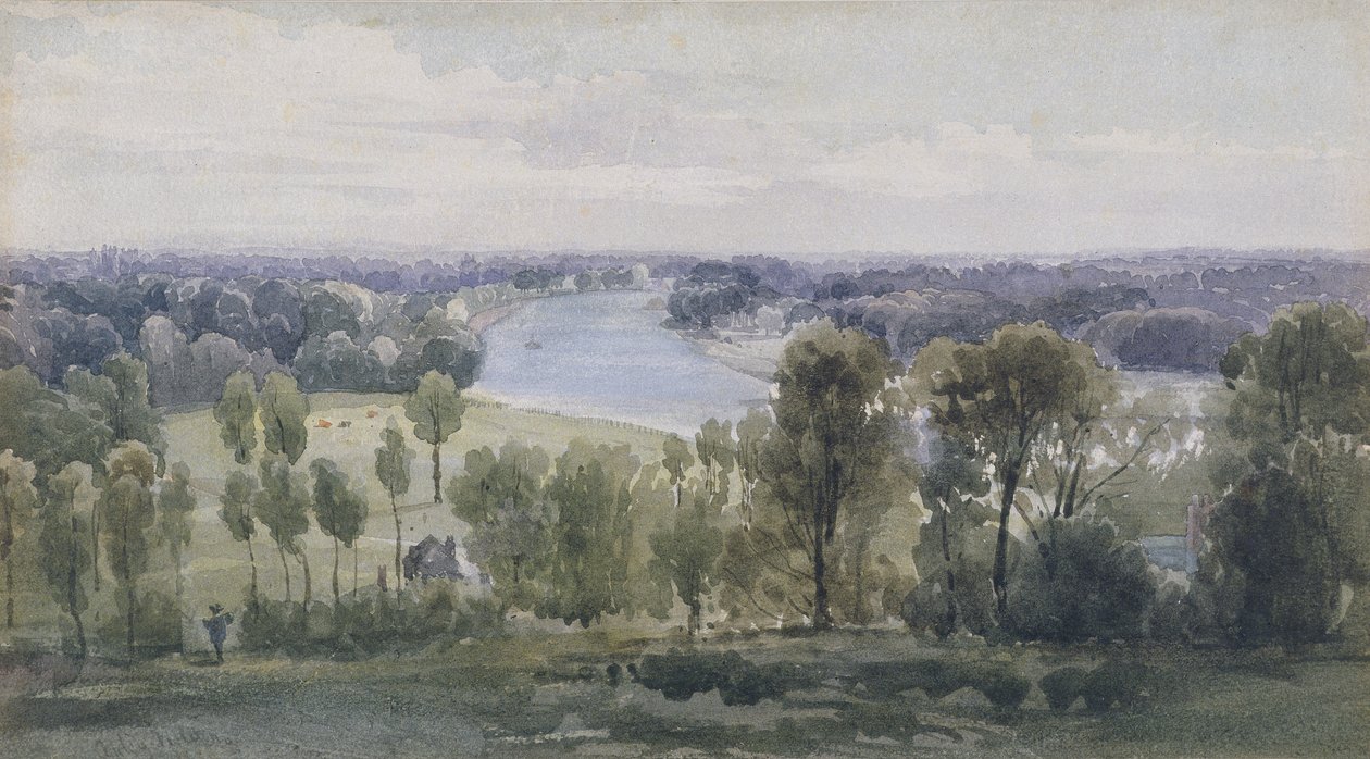 Richmond Hill, 1830 od Anthony Vandyke Copley Fielding