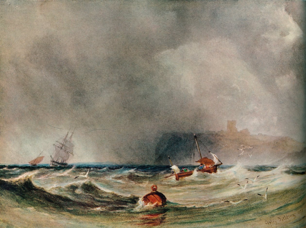 Storm Off Whitby, 1851 od Anthony Vandyke Copley Fielding