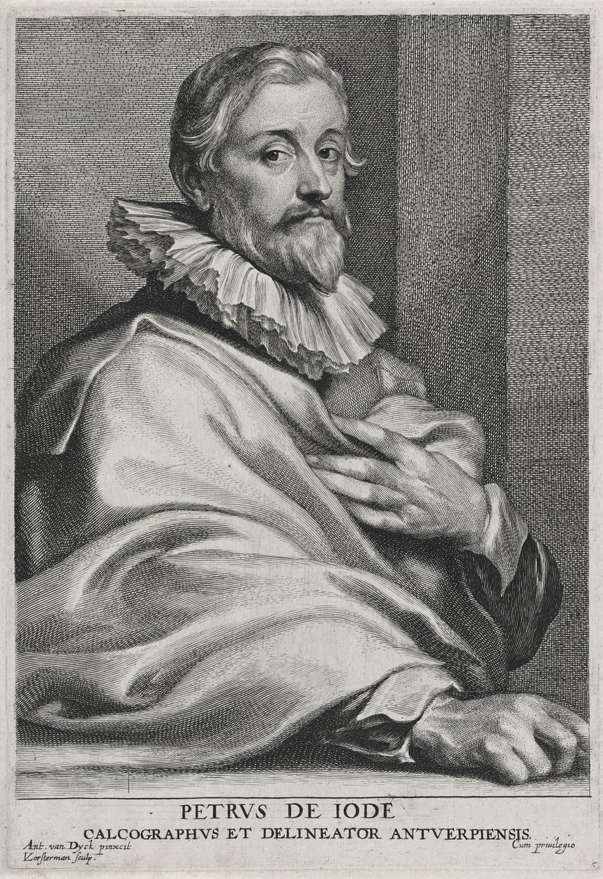Pieter de Jode [starší] od Anthony van (after) Dyck