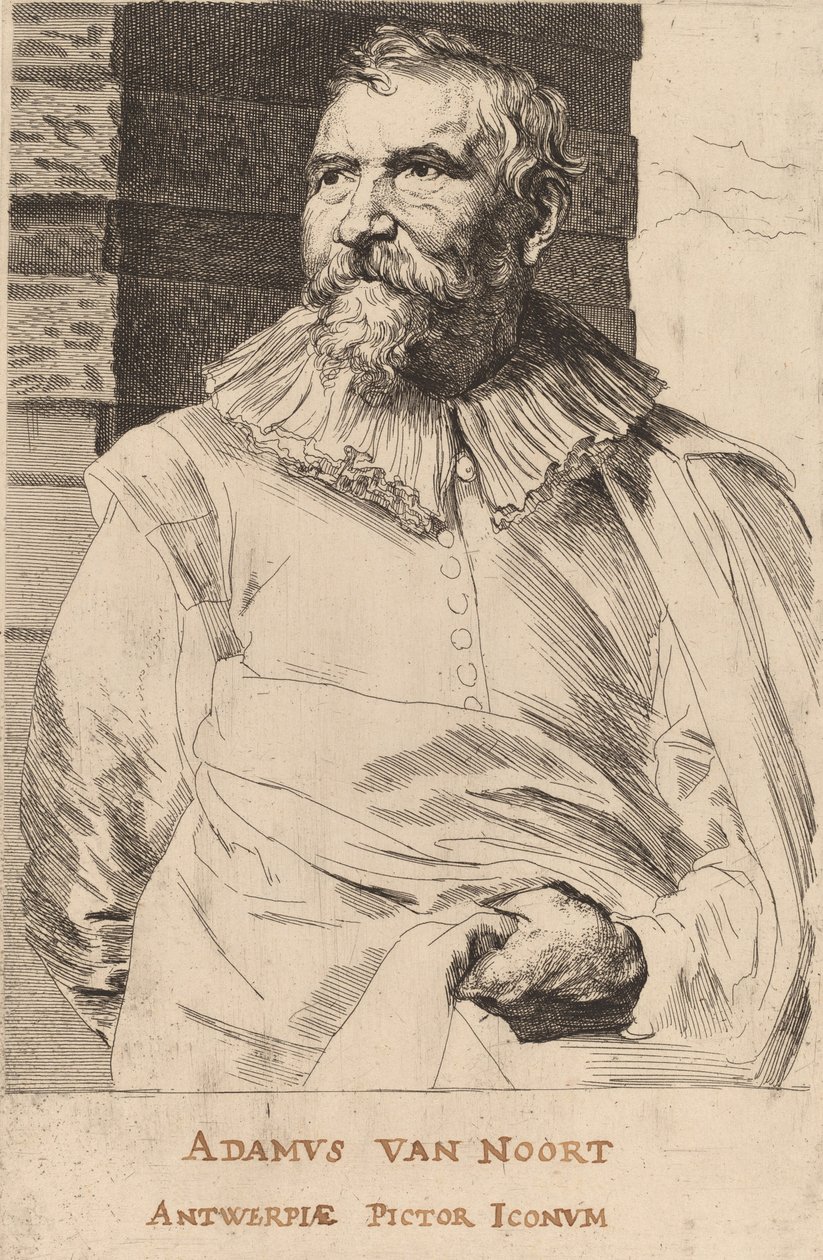 Adam van Noort, pravděpodobně 16261641. od Anthony van Dyck