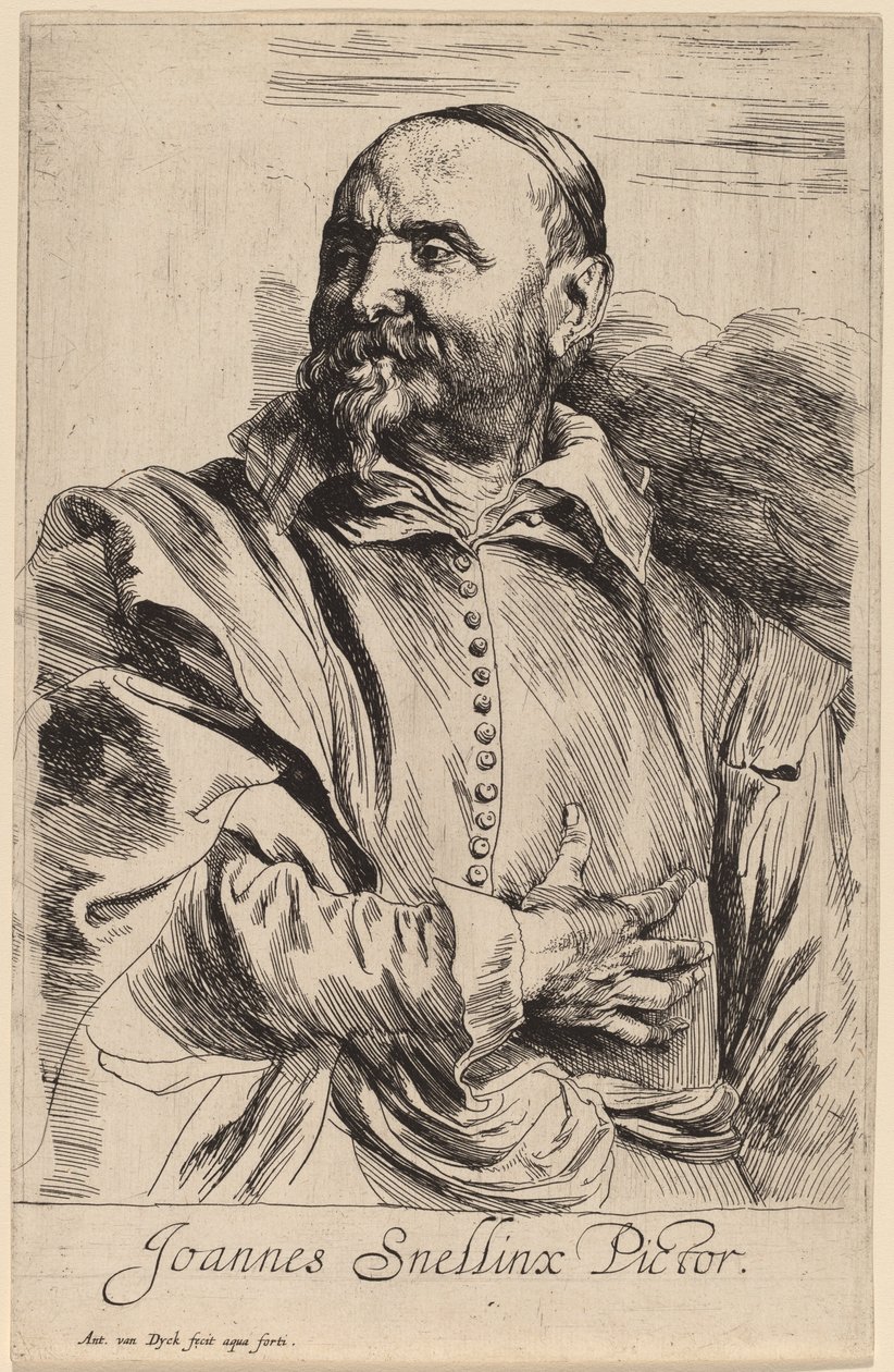 Jan Snellinx, pravděpodobně 16261641. od Anthony van Dyck