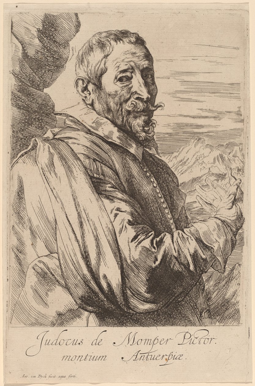 Jodocus de Momper, pravděpodobně 16261641. od Anthony van Dyck