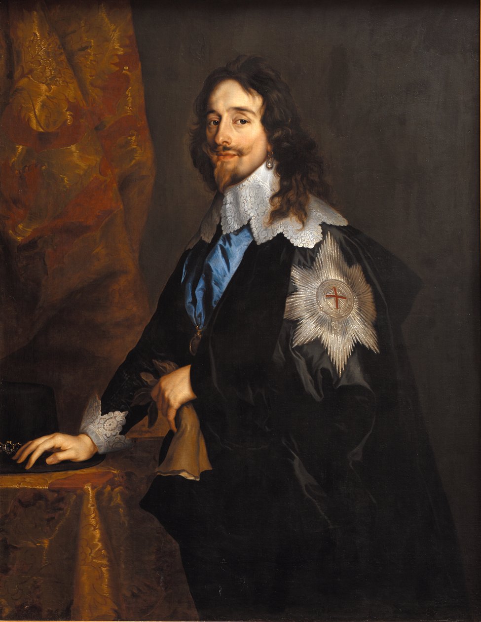 Anglický král Karel I od Anthony van Dyck