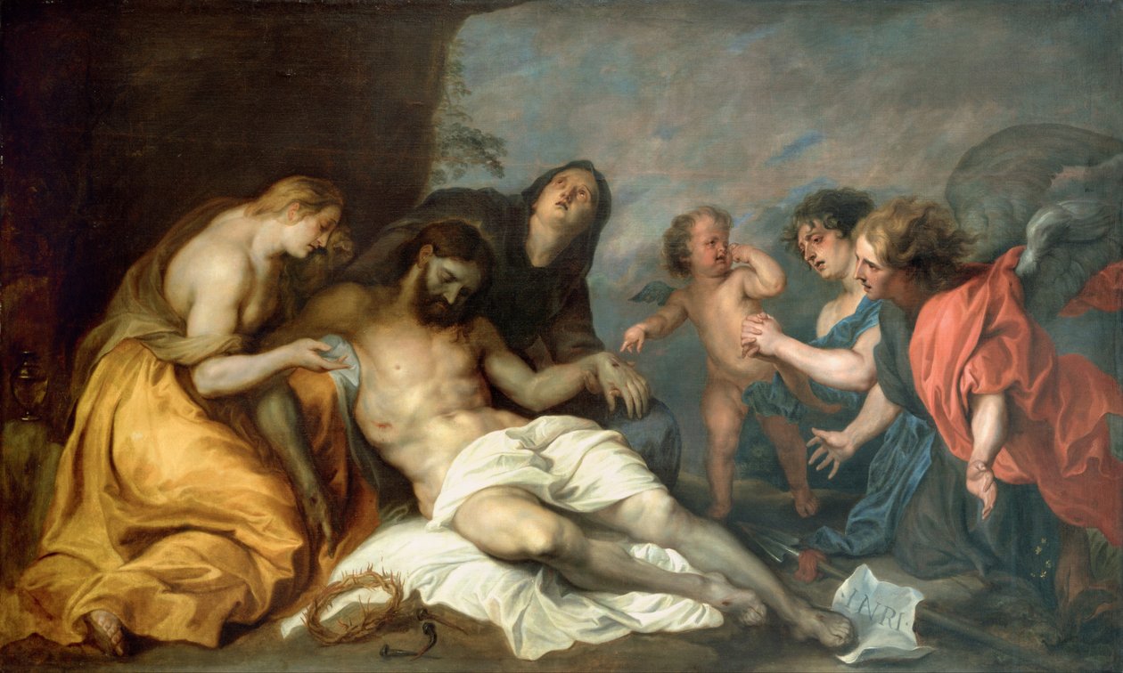 Pláč nad mrtvým Kristem od Anthony van Dyck