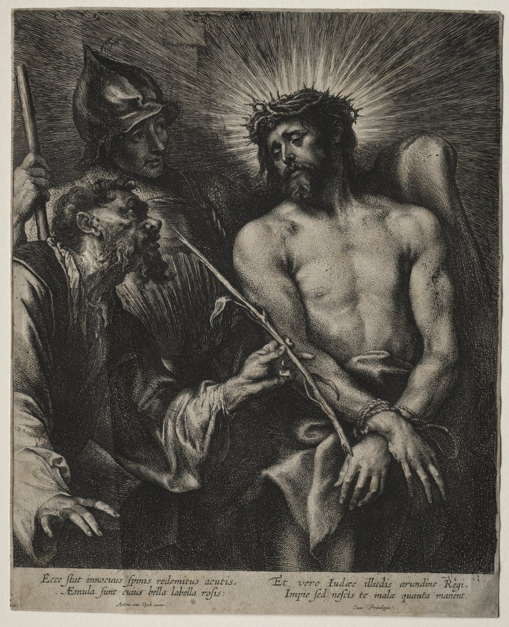 Zesměšňování Krista. od Anthony van Dyck