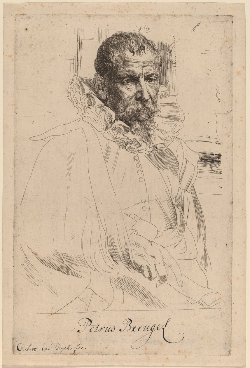 Pieter Bruegel mladší, pravděpodobně 16261641. od Anthony van Dyck