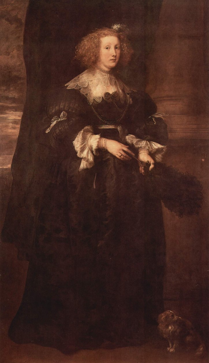 Portrét Marie de Raet od Anthony van Dyck