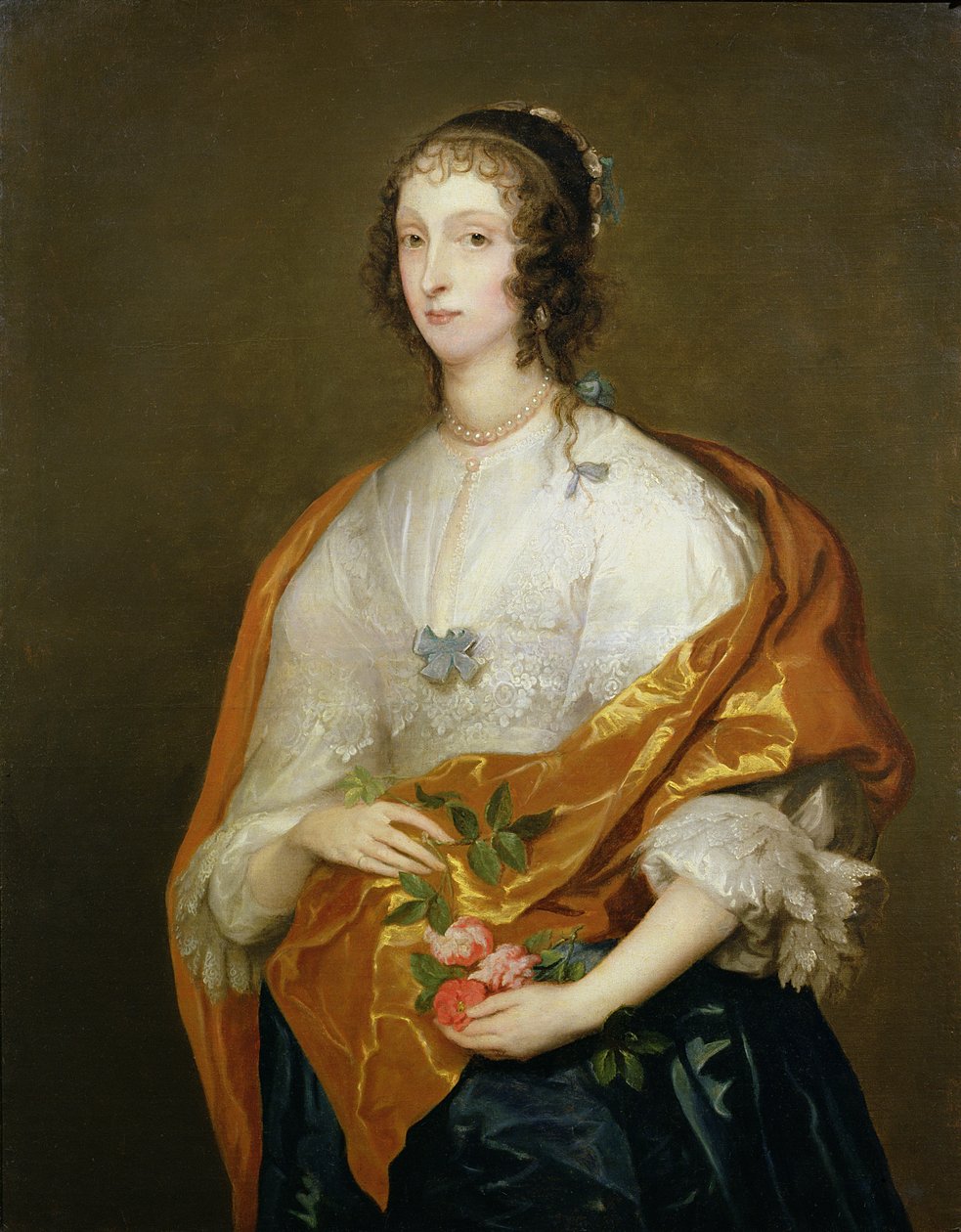 Královna Henrietta Marie (1609-69) od Anthony van Dyck