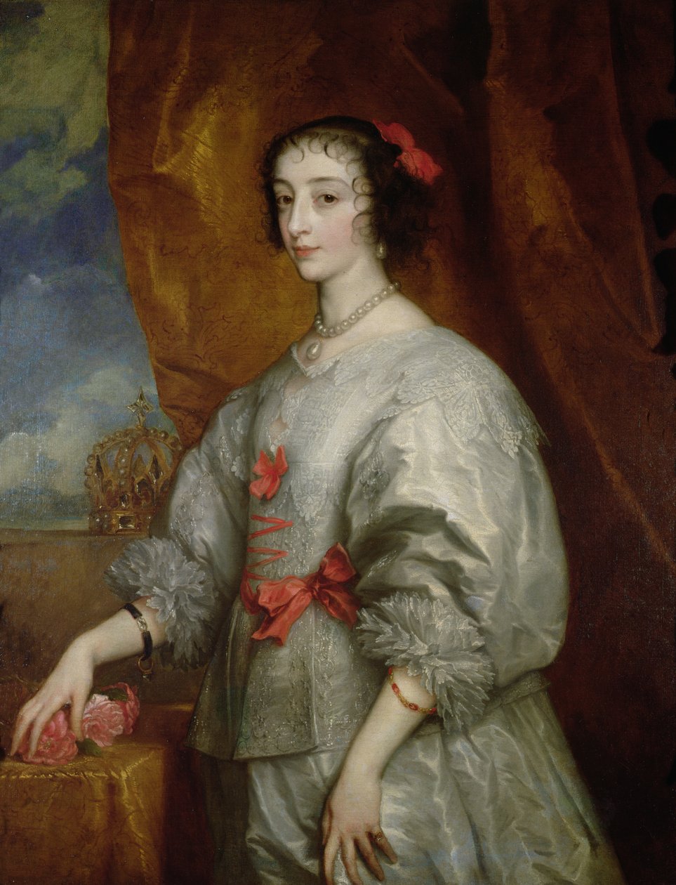Královna Henrietta Maria od Anthony van Dyck