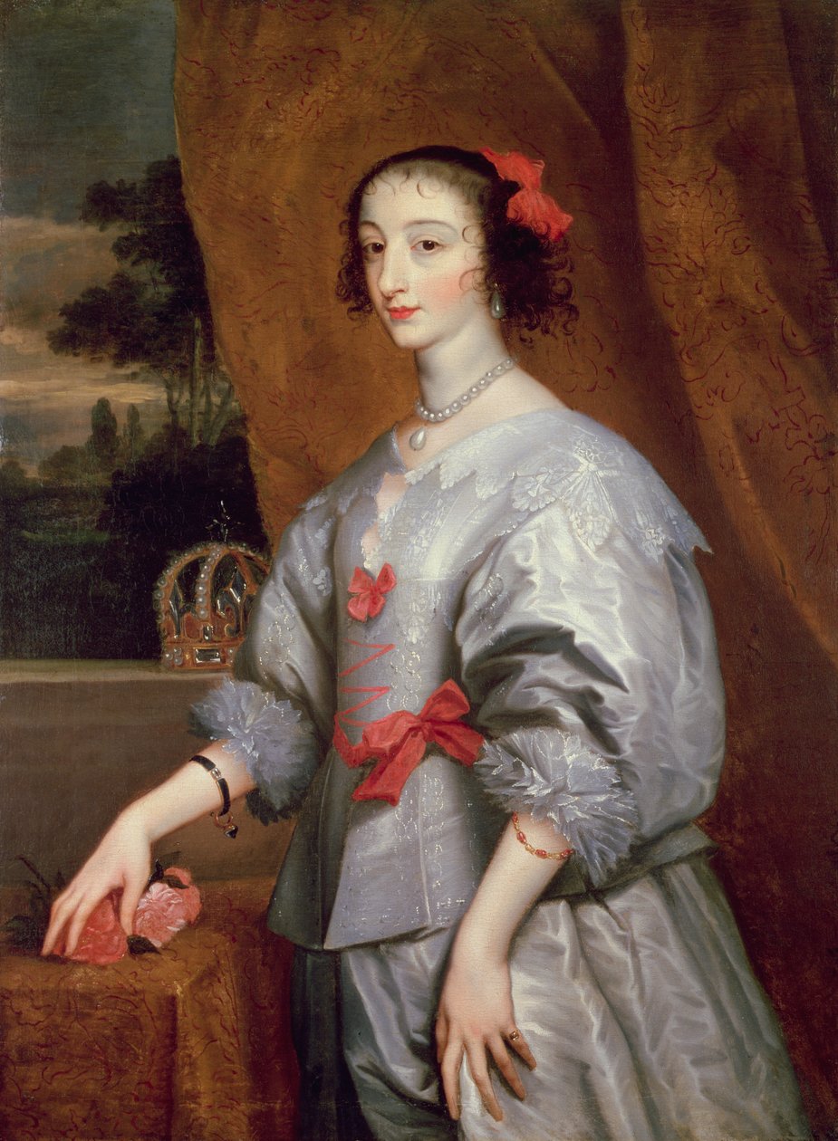 Královna Henrietta Maria od Anthony van Dyck